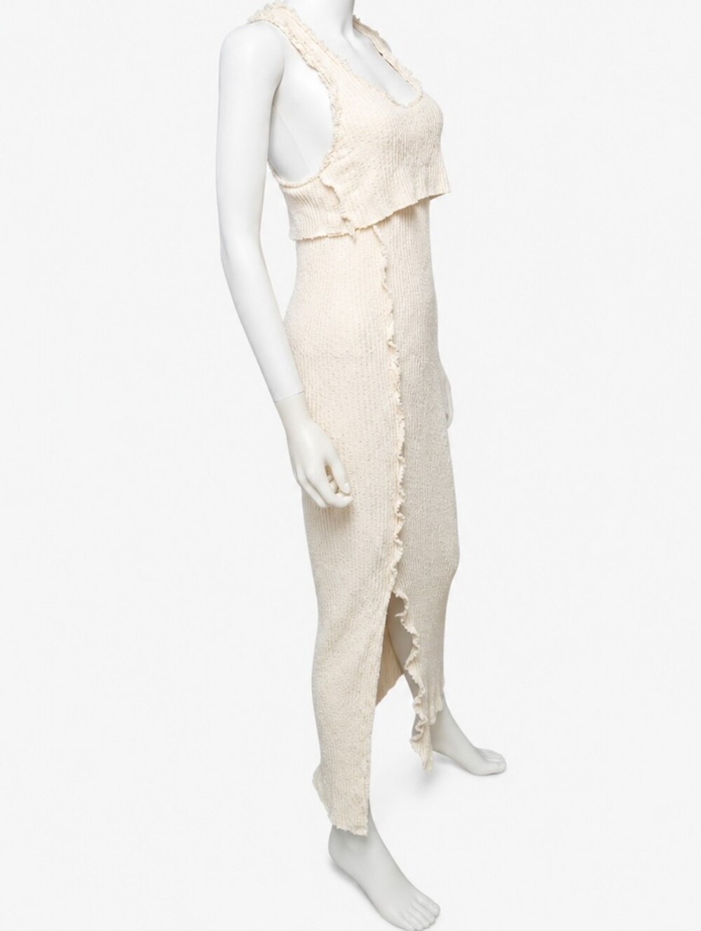 PRFCT NMBR | Knit Midi Dress in Creme ~ Size Small - Picture 3 of 8